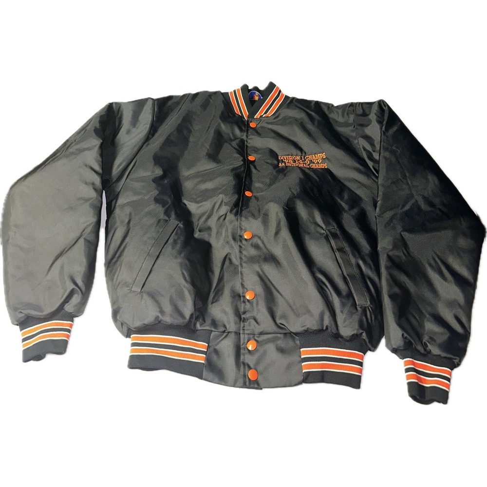 Fredonia Wrestling Vintage 90's Varsity Letterman Bomber Jacket‎ Men's L Rennoc